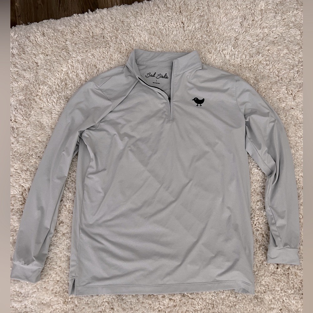 Bad Birdie 1/4 Zip Pullover Shirt